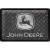 Placa metalica John Deere - Diamond Plate Black